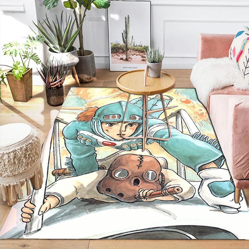 Nausicaä of the Valley of the Wind Rug Floor Mat for Living Room or Bedroom Soft and Comfortable Carpet a Gift for Birthday and Holiday.SFF0917263