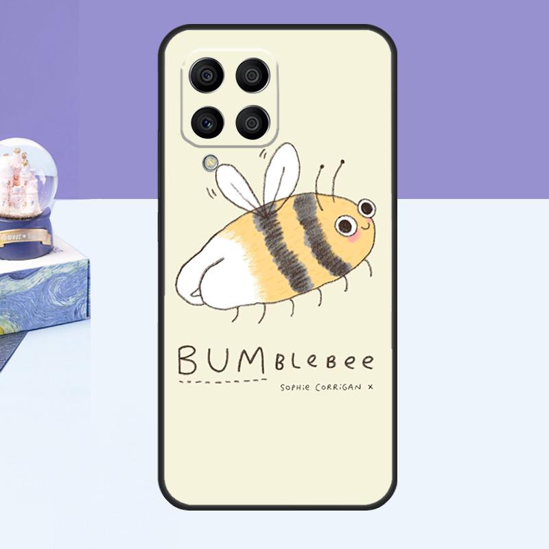 Чехол-соты с пчелой для Samsung Galaxy M53 M33 M15 M35 M55 M11 M14 M34 M54 M31 M51 M12 M32 M52 M16 M36 M56