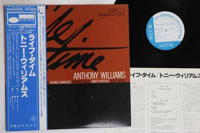 Виниловая пластинка ANTHONY WILLIAMS Life Time GXK8026BST8418 BLUE NOTE 1978 Япония Obi Джаз Б/у