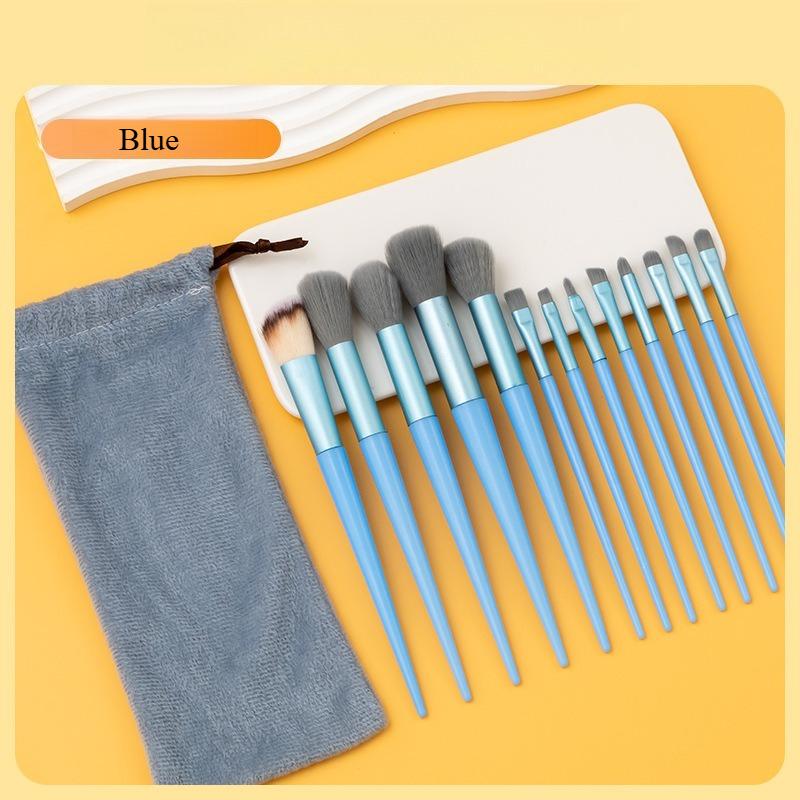 Набор из 13 кистей для макияжа Премиальный мягкий ворс - Профессиональный набор косметических кистей / Инструменты для макияжа