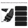 4pcs Replacement Silicone Watch Belt Safety Buckle Wristwatch Accessory for SWATCH (18mm)