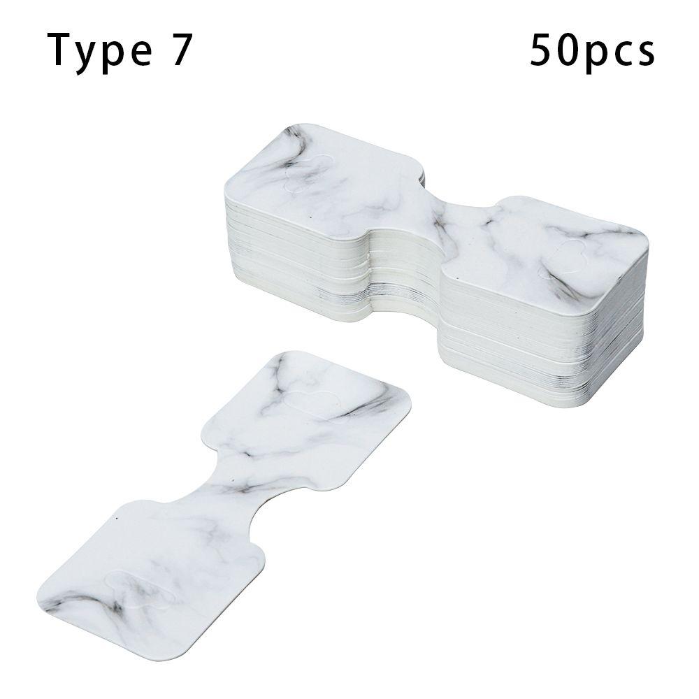 Necklace Bracelets Jewellery Packing Card DIY Package Hanging Blank Tag Display Holder Cardboard