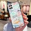 Ретро Открытка Паспортные Штампы Чехол Для Oppo A17 A77 A80 A40 A60 A98 A78 A18 A38 A58 A16 A76 A96 A74 A94 A54 A57S A15 Обложка
