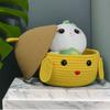 Cartoon Sorting Storage Basket Handmade Organizing Basket Desktop Storage Box  Coffee Table