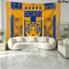 Tigres uanl Wall Tapestry Aesthetic Wall Hanging Printed Fabric Blanket Decorative Tapestries for Bedroom Living Room Home Decor