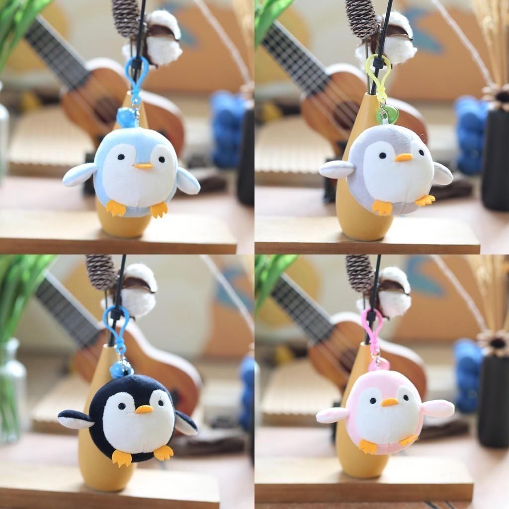 Soft And Fluffy Penguin Plushie Keychain For Bags And Accessories