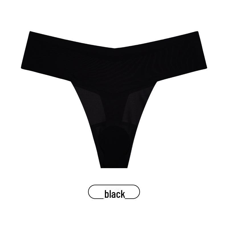 T05 Summer Ultra-thin Ice Silk Antibacterial Yoga Briefs for Women