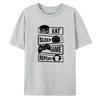 Playgame Unisexs Casual Shortsleeved Tshirt With  Cotton Fashion Print Tees Oversize