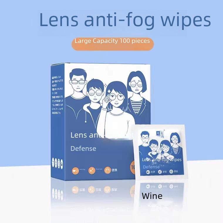 Долговечные одноразовые салфетки против запотевания для очков и экранов мобильных устройств