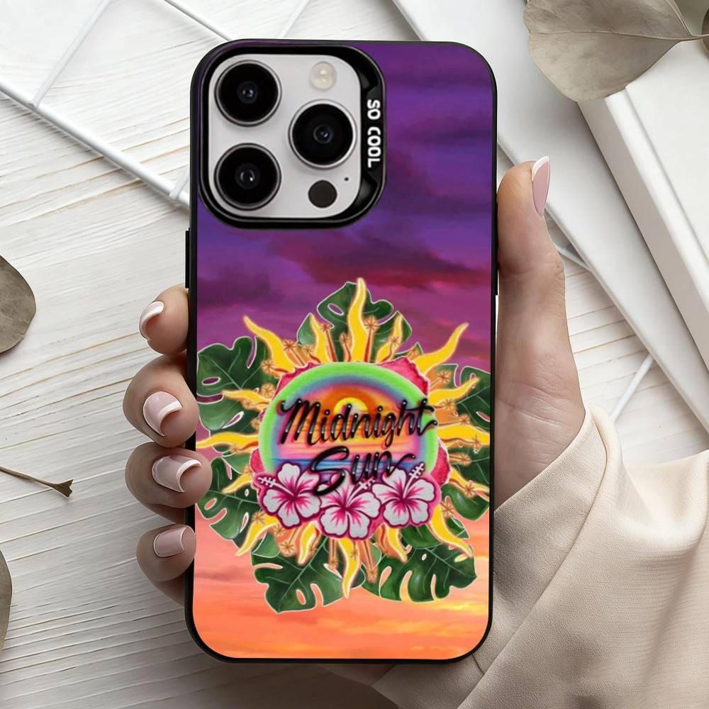 M-Midnight Sun Z-Zara L-Larsson Чехол для телефона для iPhone17,16,15,14,13,12,11 Plus,Pro Max Конфетный Посеребренный Внутренний Чехол