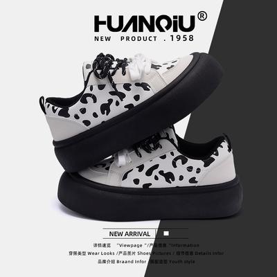 Глобальный тренд на мягкой подошве повседневные кеды женские ZHQ5810 весенние новые туфли на платформе женские универсальные увеличивающие рост белые туфли