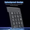 Тонкая беспроводная мини-USB цифровая клавиатура 2.4G, 18 клавиш для бухгалтерии, кассира, банка