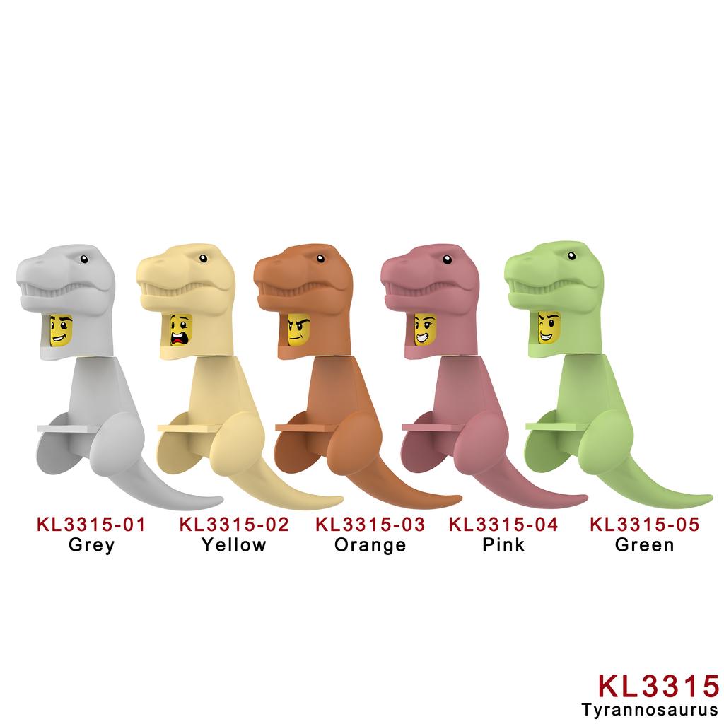 Юрские динозавры Строительные блоки Индоминус Рекс Сделай сам Большой размер Тираннозавр Фигурки Модели Детские игрушки Животные Подарки