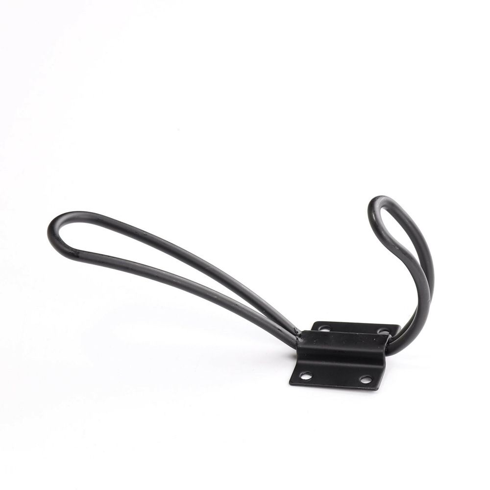 Black Vintage Decor Storage Rack Wall Mount Door Key Holder Clothes Hanger Coat Hooks Organizer