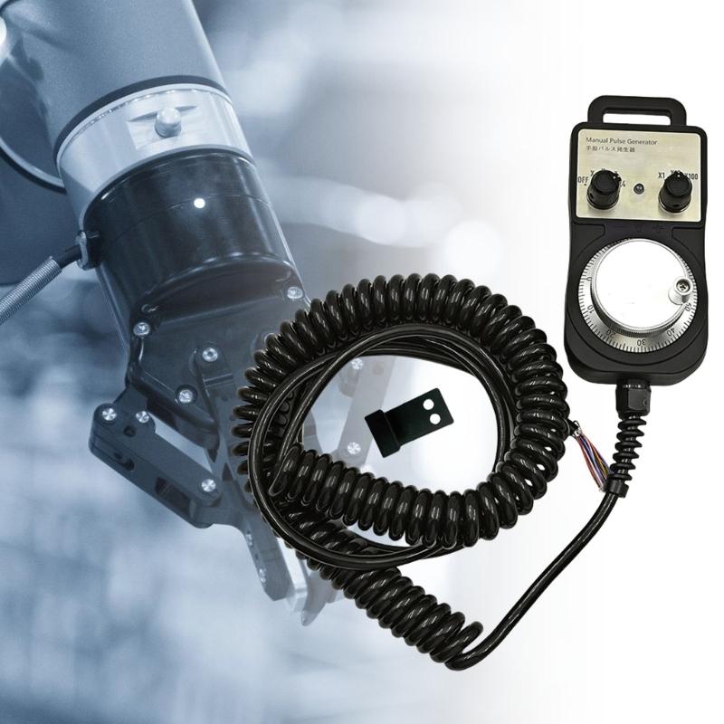 4/6 Axes Handwheel MPG Pendants with Emergencies Stop Manual Pulse Generator for Engraving Milling Machine