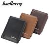 New PU Leather Men Wallets High Quality Zipper Short Card Holder Male Purse Vintage Coin Holder Men Wallets