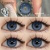 FUNSACHY 2 шт. Зеленые контактные линзы Натуральная красота Высококачественные цветные линзы Красота Косметика Макияж Ученики Глазные линзы Ежегодно