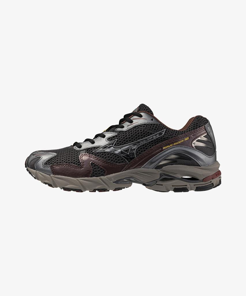 Mizuno (Унисекс) Wave Rider 10 - Черный Песок:чернить:Кофе из цикория / D1Ga243112