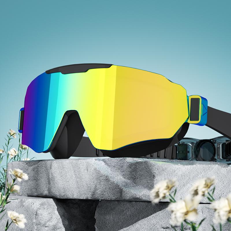 Новые стильные плавательные очки с большой оправой и защитой от ультрафиолета, водонепроницаемые очки для плавания HD Vision для взрослых мужчин и женщин