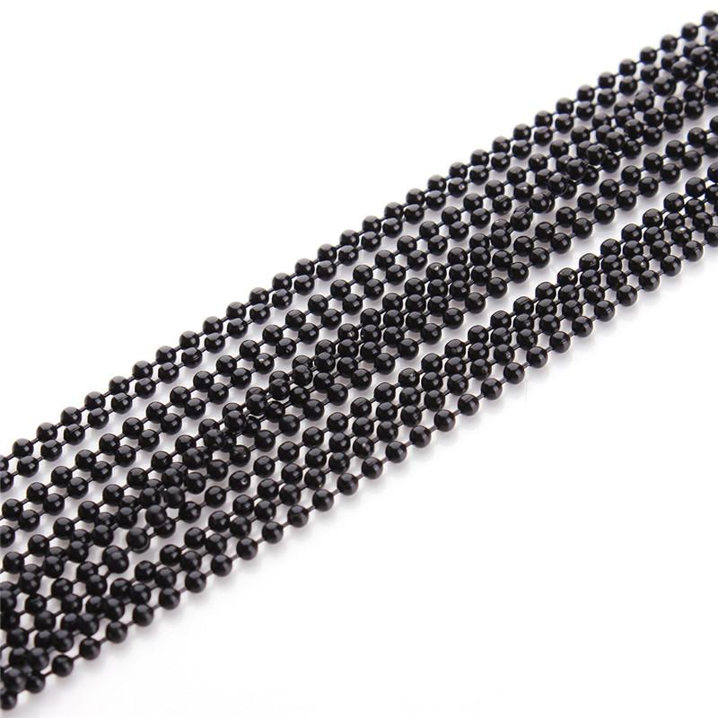 10 Meters 1.2 1.5 2 mm Metal Ball Bead Chains Bulk Kettingen Necklace Chain For Jewelry Making DIY Bracelet Necklaces Wholesale