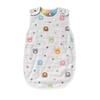De Gauze Bear Pattern Sleeper Cold Protection To Baby Cotton Made In Japan K 58 X 35 Cm [Creme Coco] 6-layer [Soft/Easy Familiar] 100% (Ivory)