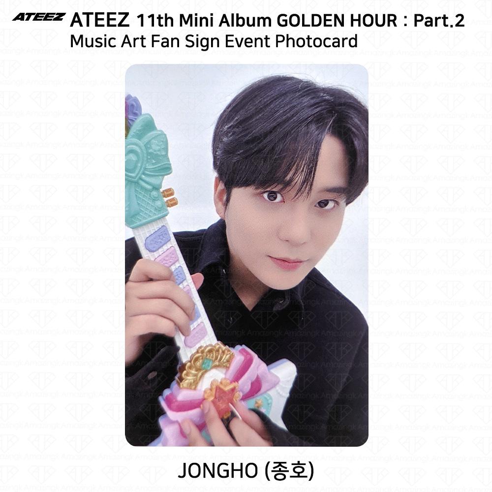 ATEEZ Golden Hour Part.2 Music Art Fan Sign Event Photocard