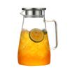 Teapot Glass Tea Maker Large Capacity Heat Resistant Juice Bottles with Removable Stainless Steel