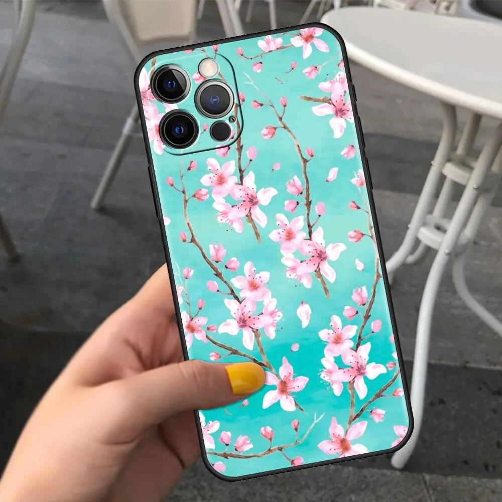 Чехол для телефона с изображением вишни для iPhone Samsung Galaxy Redmi Xiaomi Oppo OnePlus Note SA 7 8 9 10 11 12 13 14 20 21 22 23 53 54 Pro Max Plus Ultra