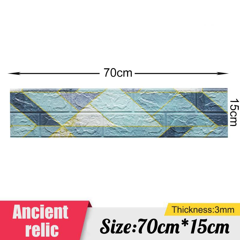 5/10 шт. 30x35 см/70x15 см обои самоклеящиеся спальни теплые 3d трехмерные фоновые стены детская комната водонепроницаемые наклейки с героями мультфильмов