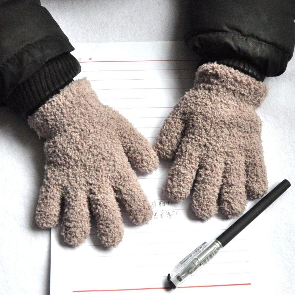 Thicken Warm Mittens Warm Writing Gloves Fashion Children Gloves Winter