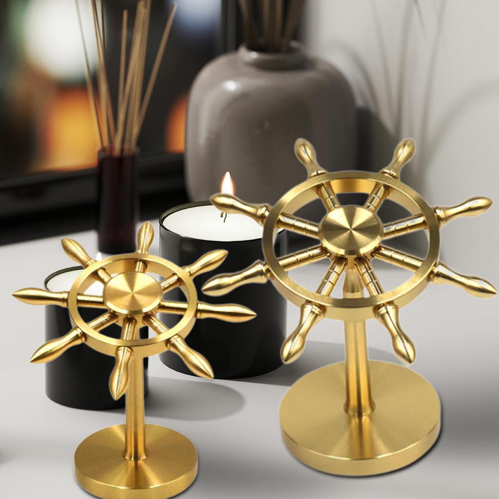 Статуя морского руля, подарок на новоселье, коллекционное винтажное декоративное настольное украшение для рабочего стола, сада, дома, спальни, столешницы