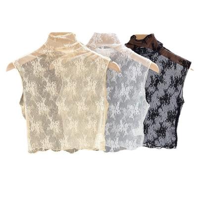 Кружевной Цветочный Ложный Воротник Съемный Блузка Рубашка Съемный Воротник Мода Ложный Воротник Женщины