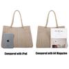 Fashion Linen Handbag Large Shopping Tote Holiday Big Basket Summer Beach Woven Beach Shoulder Bag