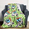 Powerpuff Girls Flannel Blanket Super Soft Warm Cozy Blanket For Sofa Bed Office Travel Allseason Home Decor Gift