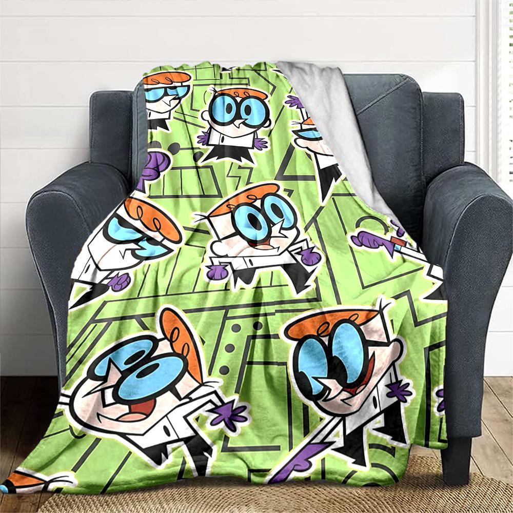 Powerpuff Girls Flannel Blanket Super Soft Warm Cozy Blanket For Sofa Bed Office Travel Allseason Home Decor Gift