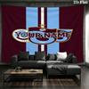 Soccer Emblem Custom Name Wall Tapestry Aesthetic Wall Hanging Printed Fabric Blanket Decorative Tapestries For Bedroom Living Room Home Decor