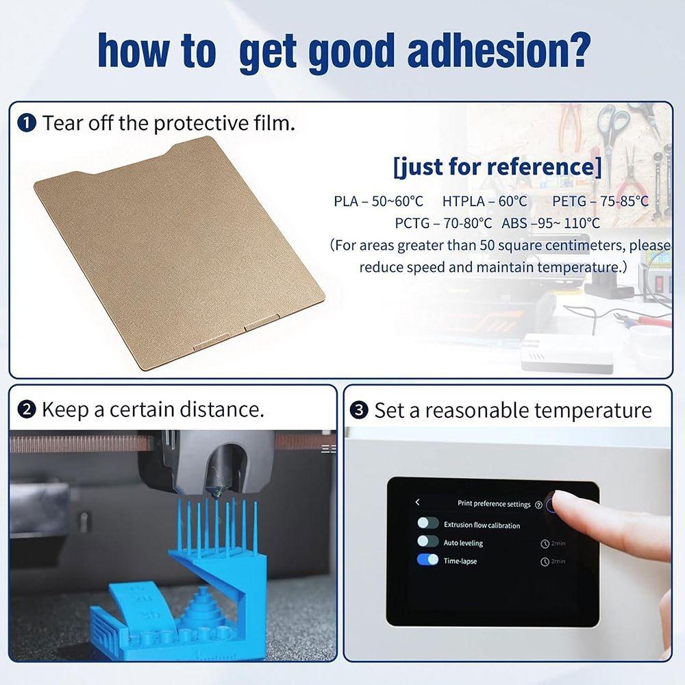 Heat Resistant Printing Platform Flexible PEI Sheet PEI Build Plate  For PLA ABS PETG TPU Nylon