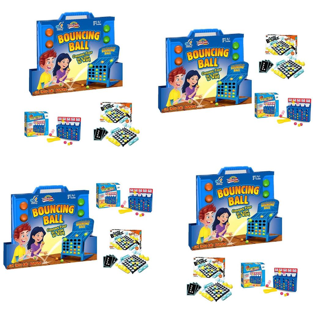 Захватывающая настольная игра с отскакивающими шариками для семей и детей в возрасте 3-5 лет