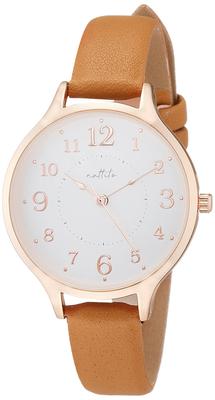 Часы Analog Crown Thin Leather Strap Brown [Fieldwork] ASS156-4 женские