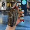ULA5   Metal Leather Car Key Case Cover For Mercedes Benz C E S Class GLC W206 W223 W214 E300 C260 C300 S450 S500 Keychain Accessories