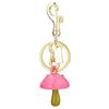Colorful Cartoon Mushroom Keychain Pendant for Bags, Phones, and Car Keys
