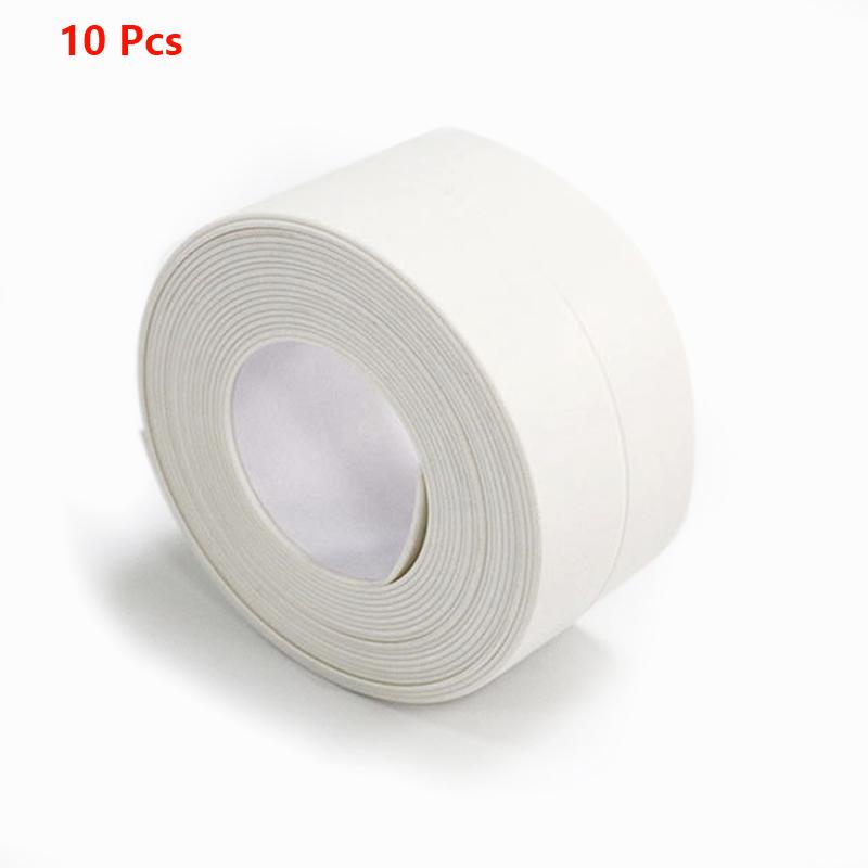 3,2 м для раковины, ванны, уплотнительная лента, ПВХ, самоклеящаяся водонепроницаемая наклейка на стену, устойчивая к плесени, водостойкая лента для туалета, ванной комнаты, кухонные аксессуары