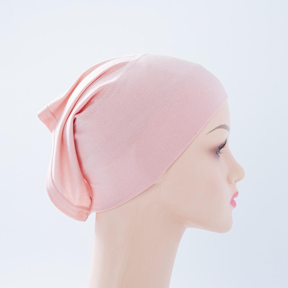 Women's Mercerized Cotton Modal Elastic Tube Hat & Scarf Cap