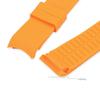 Изогнутый силиконовый ремешок для Swatch с пряжкой из нержавеющей стали 20 мм 22 мм Мужской Женский Мягкий Водонепроницаемый Сменный ремешок для часов для Seiko