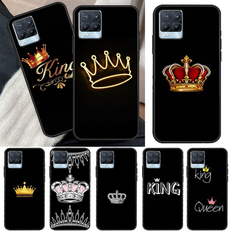 Чехол Queen King Crown для OnePlus 10 9 Pro 8T 9R Nord2 Чехол для Realme GT Neo 2 3 GT Master 8i 9i 8 Pro