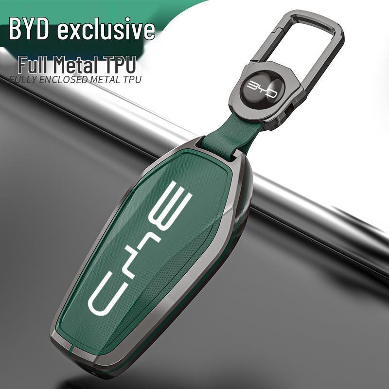 Чехол для ключей BYD: Совместим с Song Pro Plus, Yuan DMI, Dolphin, Han, Tang, Qin, Seal и Destroyer 05 Защитный чехол.