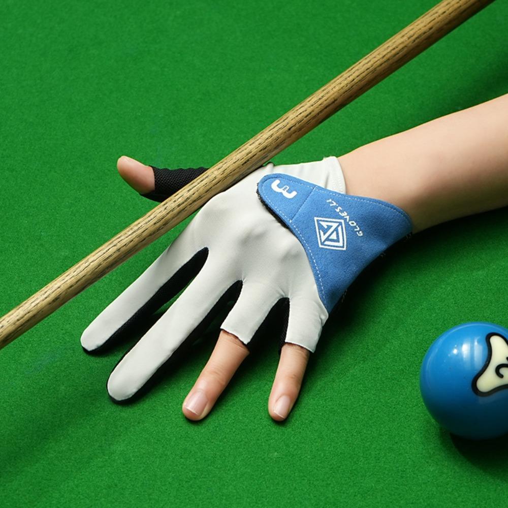 1pc Anti-slip Billiards Gloves Breathable Snooker Cue Sport Glove Pool Gloves  for Left Hand
