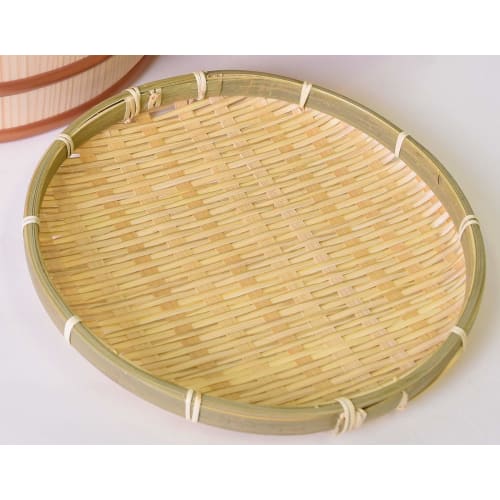 Kiso Kogei Hand-rolled Sushi Set (with Lid), Made In Japan, Wooden with Resin Ribbons, 26.8cm, Holds 2.5 Cups