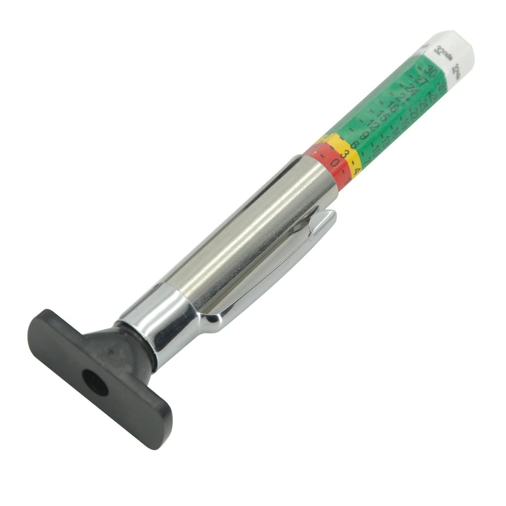 Car Tyre Measuring Pen Coded Tread Depth Tool Cylindrical 25mm Detection Gauge Auto Repair Inspection ComponentsTackle