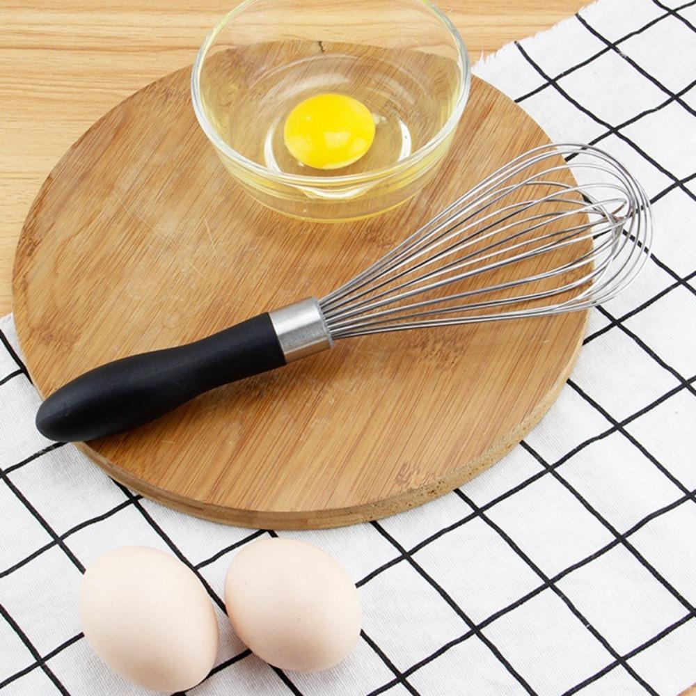 Balloon Shape Stainless Steel Wire Whisk 12 Inch Egg Mixer Kitchen Baking Tool Cream Mixer  Batter